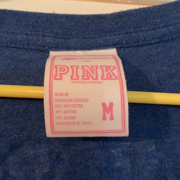 VS PINK Phillies shirt, jr medium, blue vneck - Picture 3 of 3